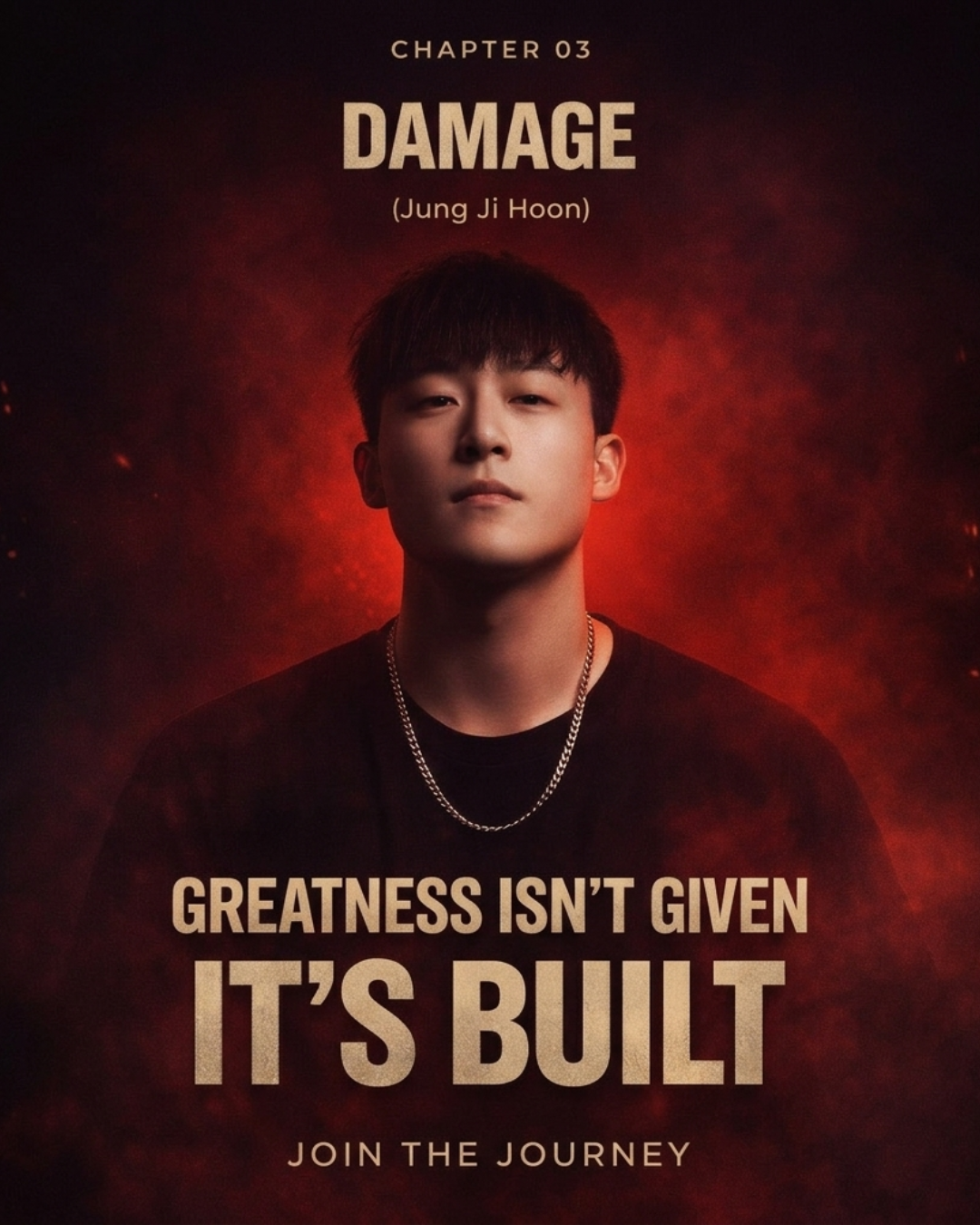 Damage, krump dancer and Founding Teacher, chapter poster
