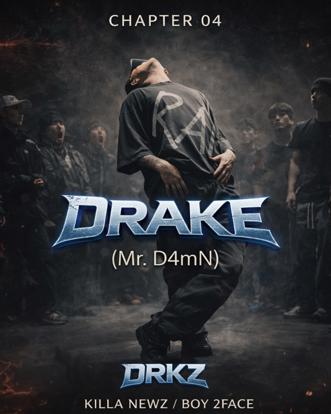Drake, krump dancer and Founding Teacher, chapter poster